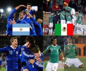 пазл Аргентина - Мексика, восьмой финала, Южная Африка 2010